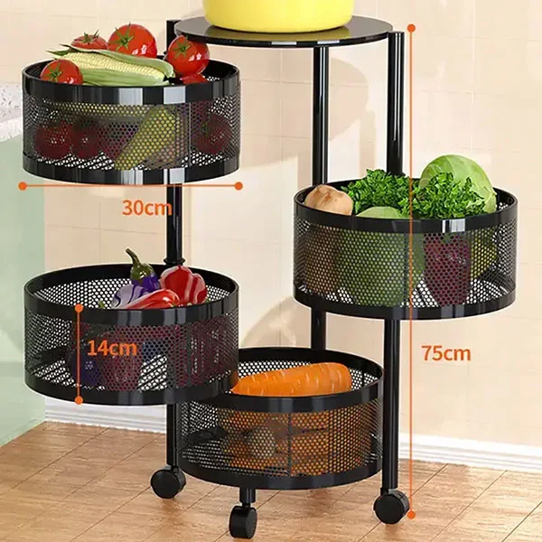 Rotating Multi Layer Storage Rack