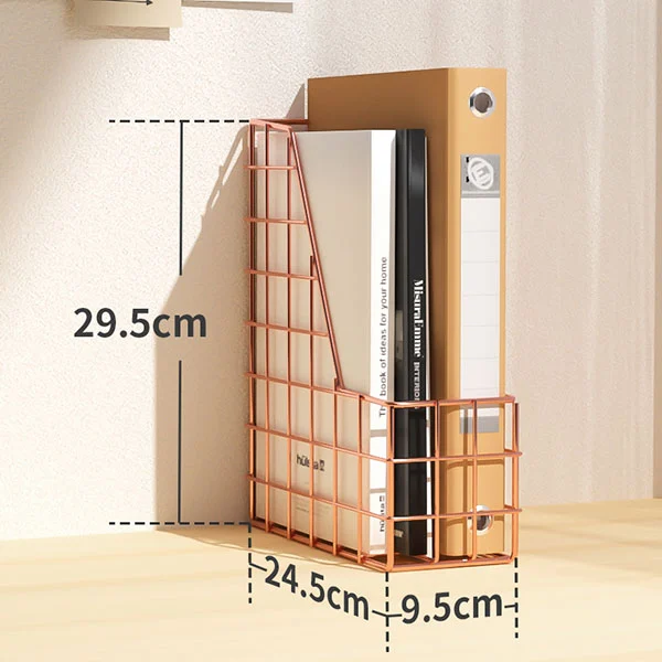 Office Desktop Metal Magazine Rack