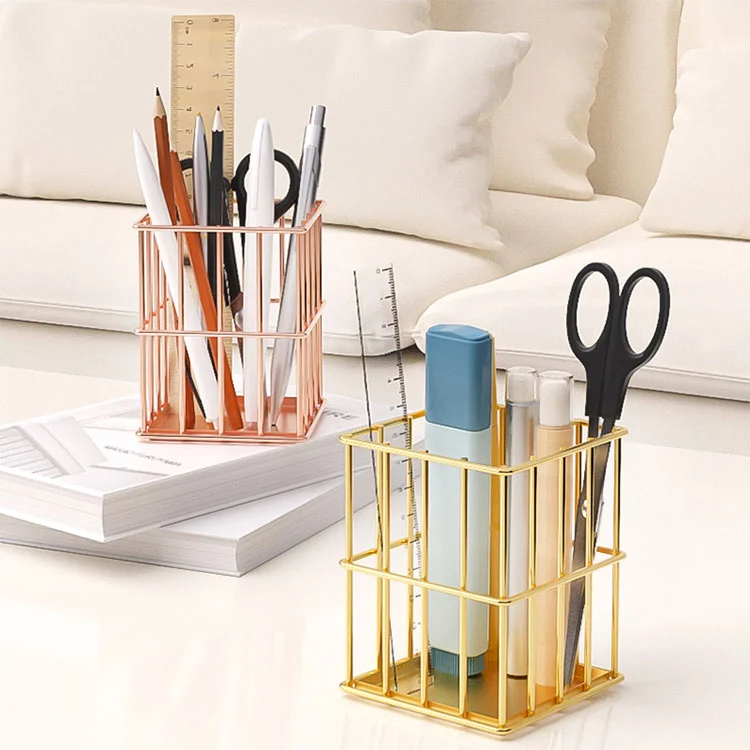 Meja Kantor Metal Pen Holder
